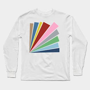 Corner Starburst Rainbow Long Sleeve T-Shirt